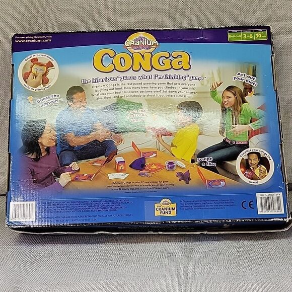 Cranium Conga Board Game Hilarious guess what I'm thinking - Picture 2 of 9